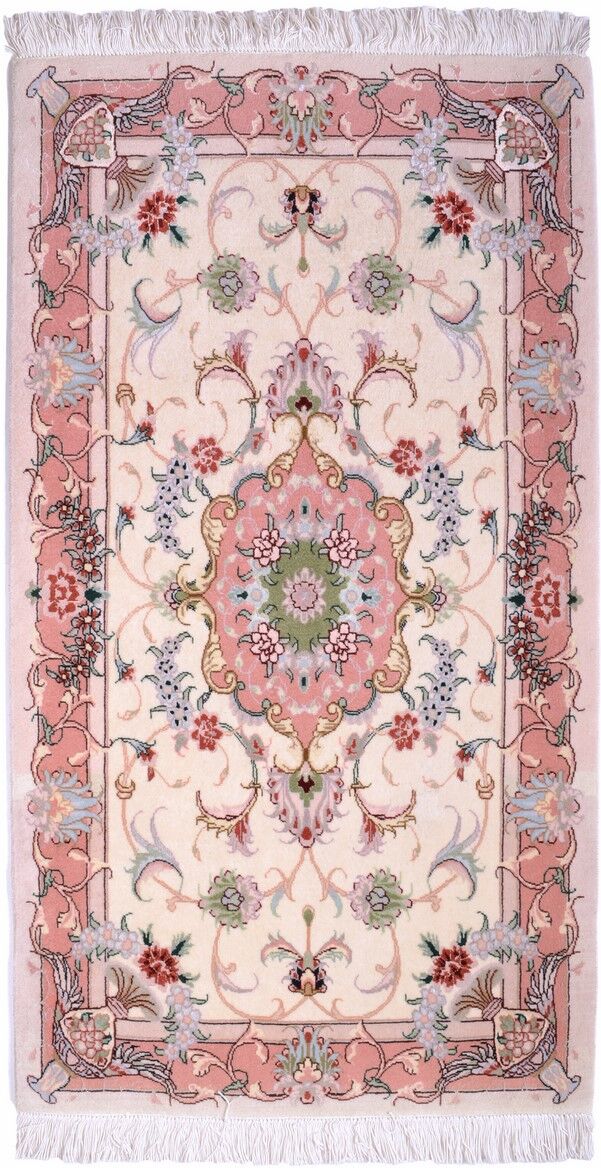 Nain Trading Tappeto Orientale Tabriz 50Raj 131x72 Corridore Beige/Rosso (Persia/Iran, Lana, Annodato a mano) Nain Trading Tappeto Orientale Tabriz 50Raj 131x72 Corridore Beige/Rosso (Persia/Iran, Lana, Annodato a mano)