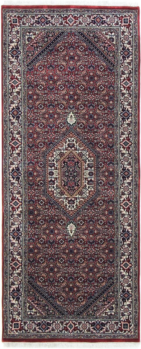 Nain Trading Tappeto Orientale Indo Bidjar Super 202x84 Corridore Grigio Scuro/Marrone Scuro (India, Lana, Annodato a mano) Nain Trading Tappeto Orientale Indo Bidjar Super 202x84 Corridore Grigio Scuro/Marrone Scuro (India, Lana, Annodato a mano)