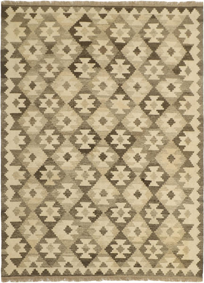 Nain Trading Tappeto Tessuto a Mano Kilim Fars 248x180 Beige/Marrone Scuro (Lana, Persia/Iran) Nain Trading Tappeto Tessuto a Mano Kilim Fars 248x180 Beige/Marrone Scuro (Lana, Persia/Iran)