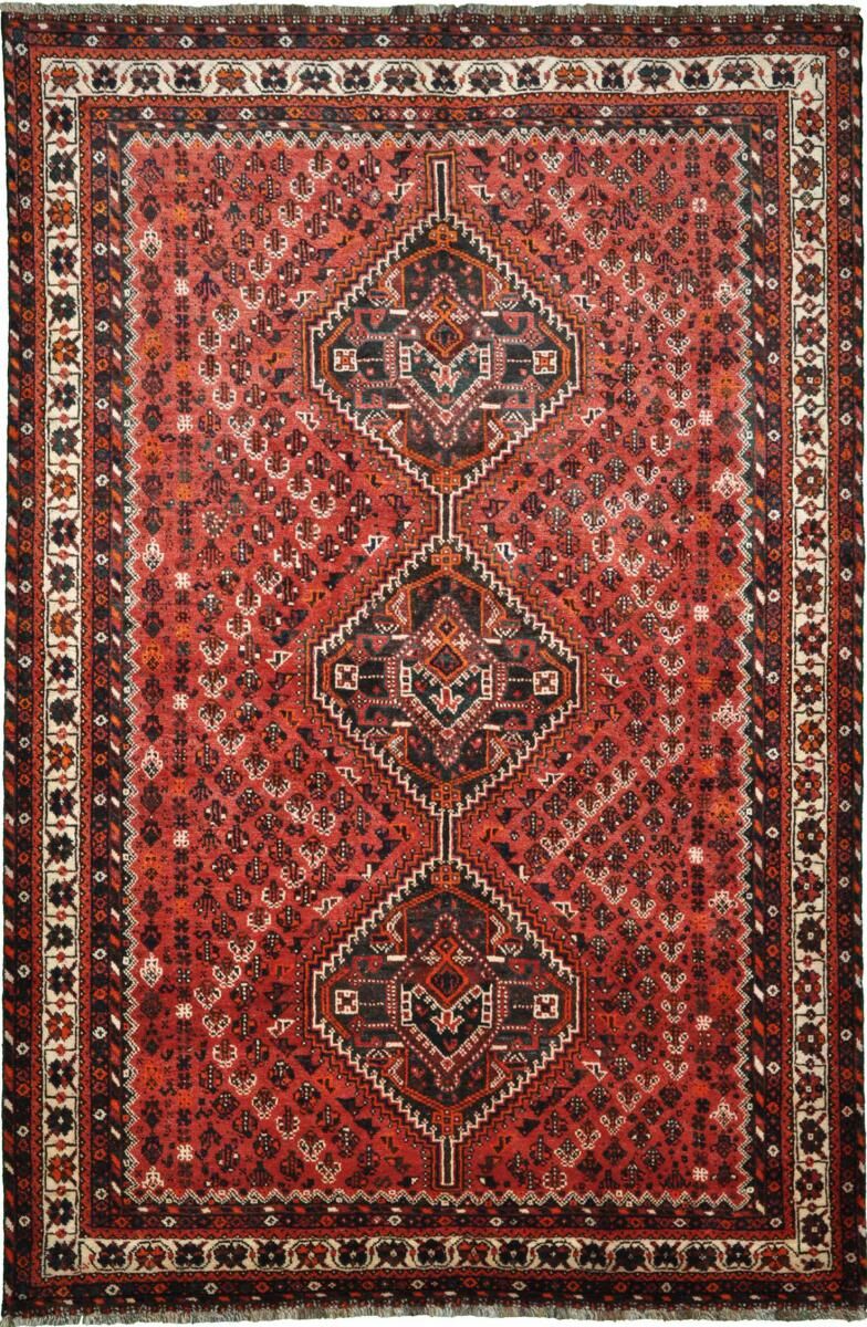 Nain Trading Tappeto Shiraz 311x209 Marrone Scuro/Arancione (Lana, Persia/Iran, Annodato a mano) Nain Trading Tappeto Shiraz 311x209 Marrone Scuro/Arancione (Lana, Persia/Iran, Annodato a mano)