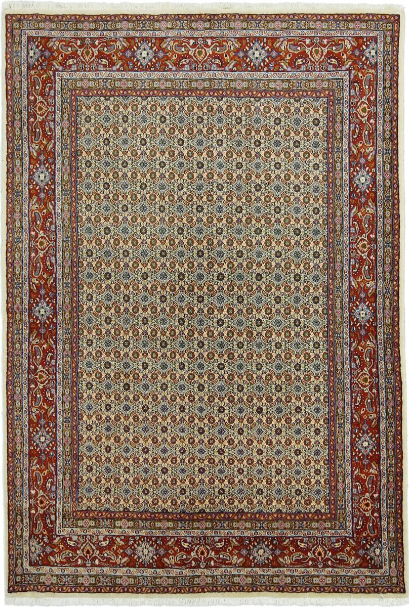 Nain Trading Tappeto Moud 241x161 Beige/Marrone Scuro (Lana / Seta, Persia/Iran, Annodato a mano) Nain Trading Tappeto Moud 241x161 Beige/Marrone Scuro (Lana / Seta, Persia/Iran, Annodato a mano)