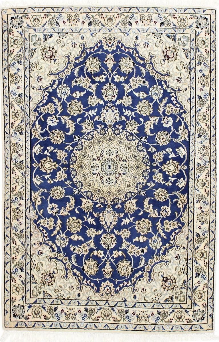 Nain Trading Tappeto Persiano Nain 9La 175x115 Grigio Scuro/Blu Scuro (Annodato a mano, Persia/Iran, Lana / Seta) Nain Trading Tappeto Persiano Nain 9La 175x115 Grigio Scuro/Blu Scuro (Annodato a mano, Persia/Iran, Lana / Seta)