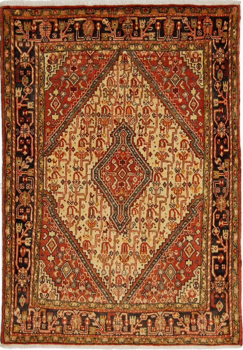 Nain Trading Tappeto Malayer 152x106 Grigio Scuro/Arancione (Lana, Persia/Iran, Annodato a mano) Nain Trading Tappeto Malayer 152x106 Grigio Scuro/Arancione (Lana, Persia/Iran, Annodato a mano)