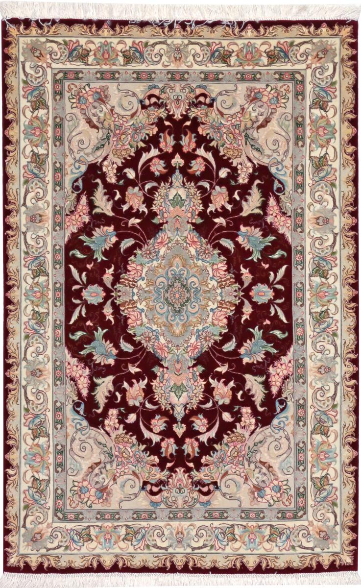 Nain Trading Tappeto Persiano Tabriz 50Raj 157x101 Grigio/Rosa (Annodato a mano, Persia/Iran, Lana / Seta) Nain Trading Tappeto Persiano Tabriz 50Raj 157x101 Grigio/Rosa (Annodato a mano, Persia/Iran, Lana / Seta)