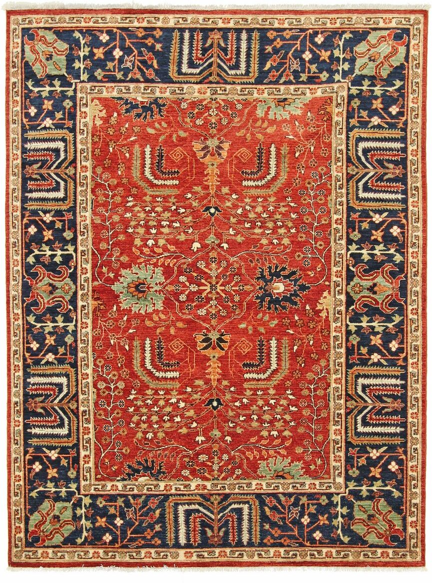 Nain Trading Tappeto Arijana Klassik 233x173 Grigio Scuro/Arancione (Lana, Pakistan, Annodato a mano) Nain Trading Tappeto Arijana Klassik 233x173 Grigio Scuro/Arancione (Lana, Pakistan, Annodato a mano)