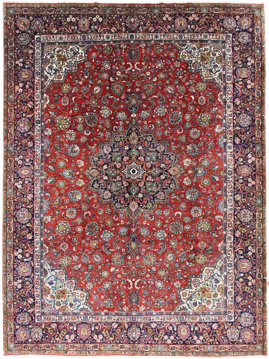 Nain Trading Tappeto Persiano Mohajeran 404x299 Grigio Scuro/Beige (Annodato a mano, Persia/Iran, Lana)