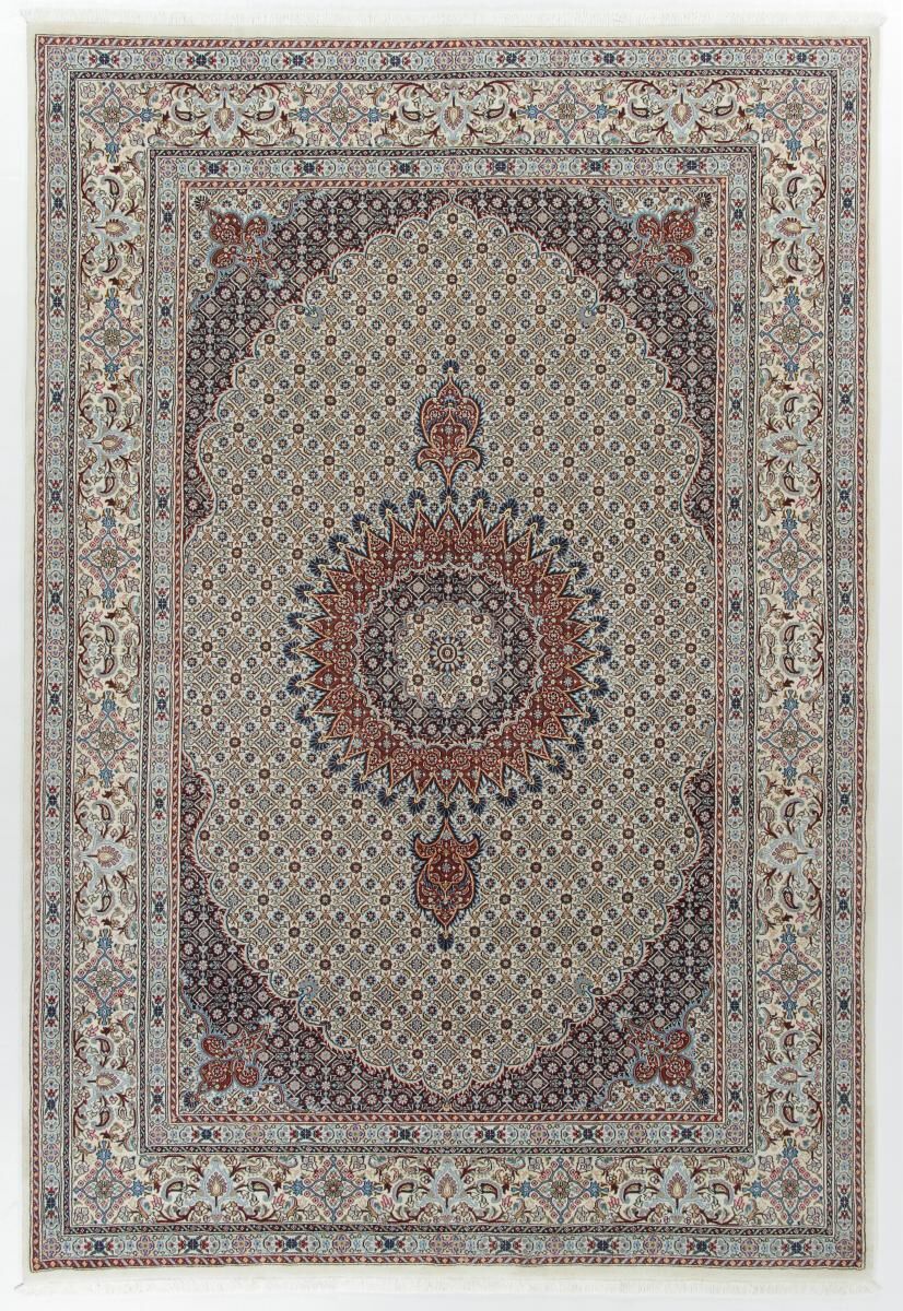 Nain Trading Tappeto Orientale Moud Sherkat 301x201 Grigio Scuro/Beige (Lana / Seta, Persia/Iran, Annodato a mano) Nain Trading Tappeto Orientale Moud Sherkat 301x201 Grigio Scuro/Beige (Lana / Seta, Persia/Iran, Annodato a mano)