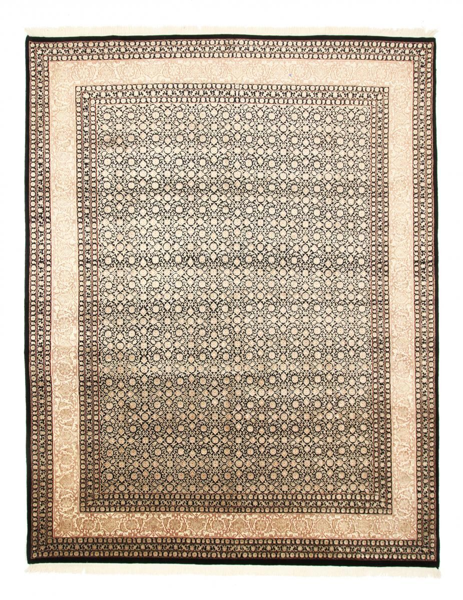 Nain Trading Tappeto Indo Tabriz Mahi 305x243 Grigio/Marrone Scuro (Lana, India, Annodato a mano)