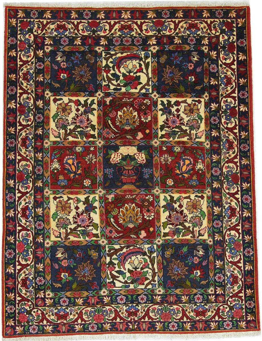 Nain Trading Tappeto Orientale Bakhtiar 173x135 Marrone Scuro/Blu Scuro (Lana, Persia/Iran, Annodato a mano) Nain Trading Tappeto Orientale Bakhtiar 173x135 Marrone Scuro/Blu Scuro (Lana, Persia/Iran, Annodato a mano)