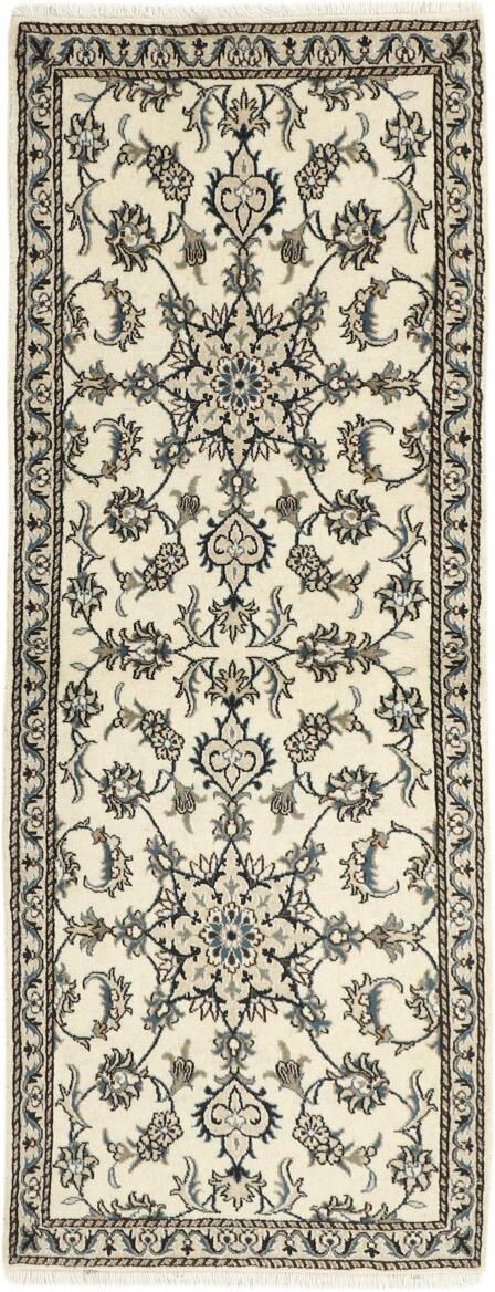 Nain Trading Tappeto Fatto A Mano Nain 199x75 Corridore Beige/Marrone Scuro (Lana / Seta, Persia/Iran) Nain Trading Tappeto Fatto A Mano Nain 199x75 Corridore Beige/Marrone Scuro (Lana / Seta, Persia/Iran)