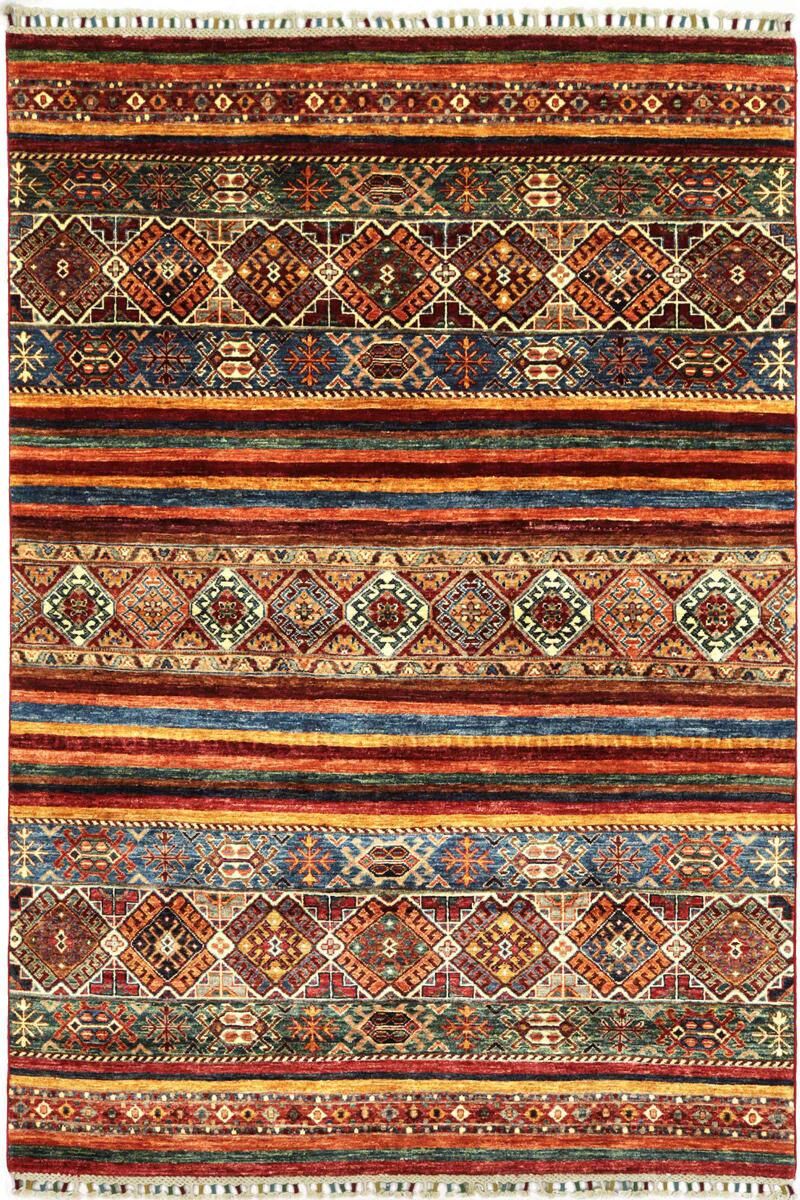 Nain Trading Tappeto Orientale Arijana Shaal 215x155 Grigio Scuro/Arancione (Lana, Pakistan, Annodato a mano) Nain Trading Tappeto Orientale Arijana Shaal 215x155 Grigio Scuro/Arancione (Lana, Pakistan, Annodato a mano)