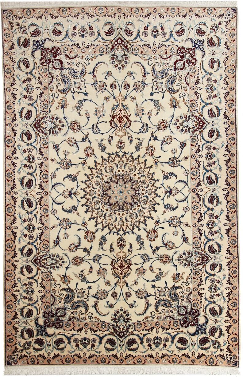 Nain Trading Tappeto Persiano Nain 6La 247x161 Grigio/Beige (Annodato a mano, Persia/Iran, Lana / Seta) Nain Trading Tappeto Persiano Nain 6La 247x161 Grigio/Beige (Annodato a mano, Persia/Iran, Lana / Seta)