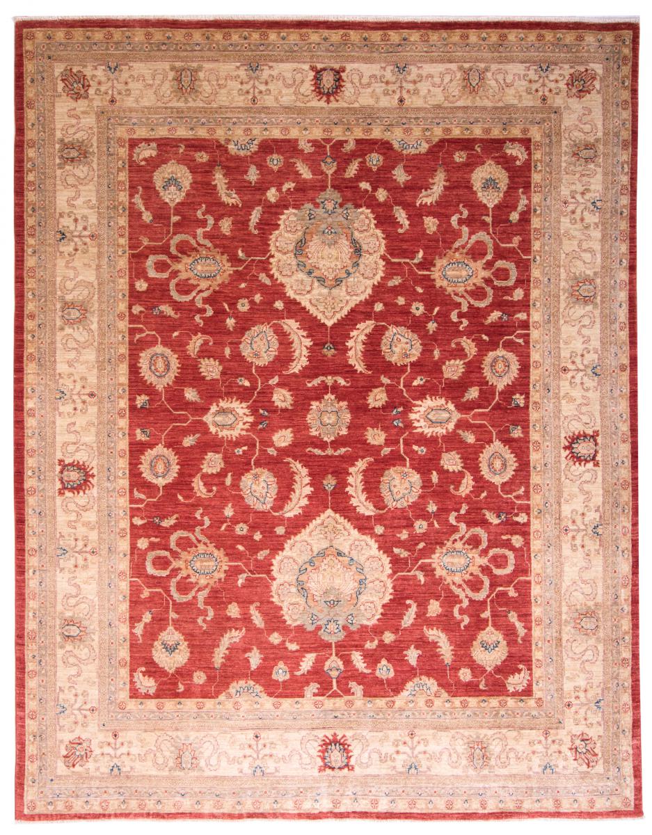 Nain Trading Tappeto Orientale Ziegler Farahan Arijana 242x190 Marrone/Rosa (Afghanistan, Lana, Annodato a mano)