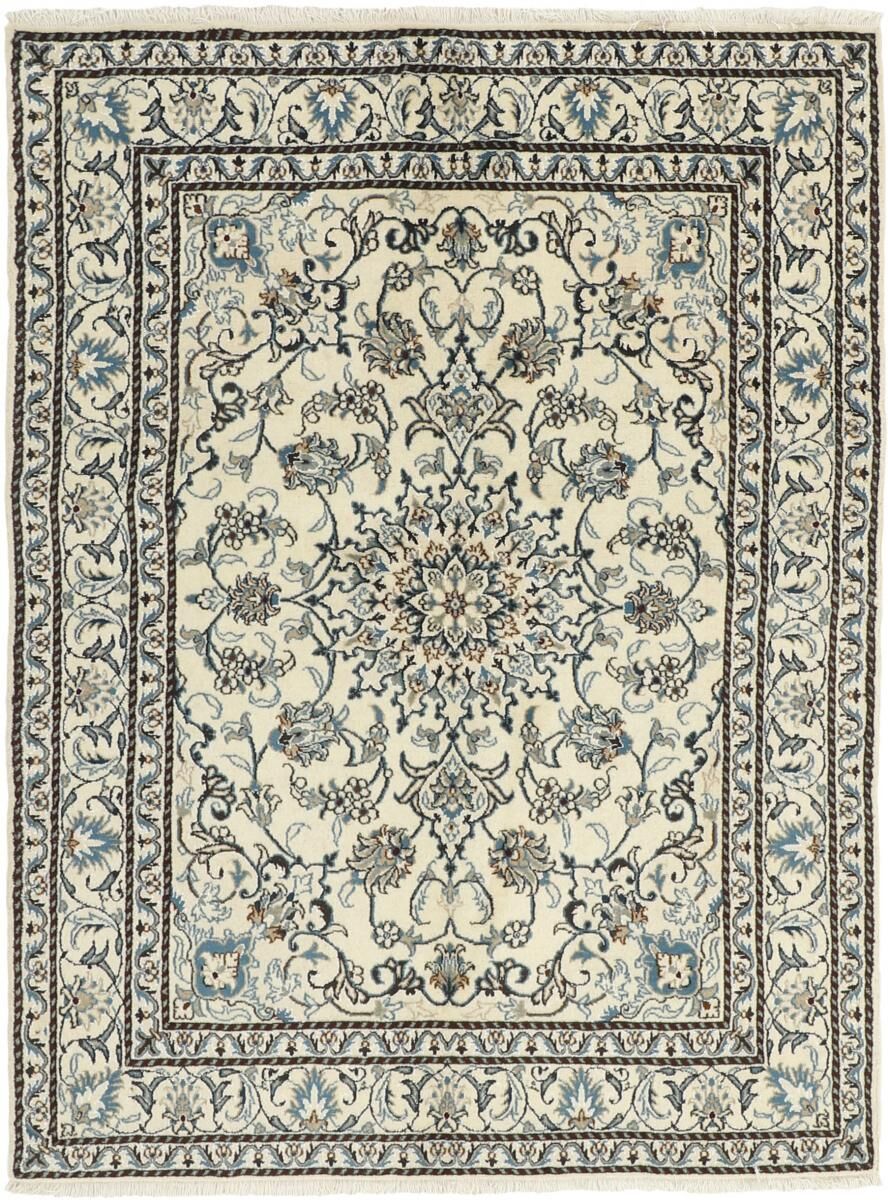 Nain Trading Tappeto Orientale Nain 199x149 Beige/Marrone Scuro (Lana / Seta, Persia/Iran, Annodato a mano) Nain Trading Tappeto Orientale Nain 199x149 Beige/Marrone Scuro (Lana / Seta, Persia/Iran, Annodato a mano)