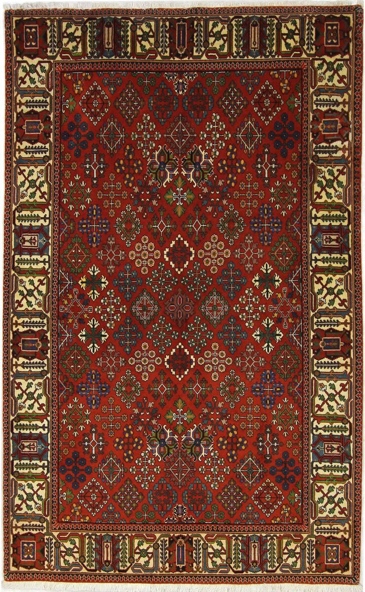 Nain Trading Tappeto Orientale Meymeh 217x134 Marrone/Rosso Scuro (Persia/Iran, Lana, Annodato a mano) Nain Trading Tappeto Orientale Meymeh 217x134 Marrone/Rosso Scuro (Persia/Iran, Lana, Annodato a mano)