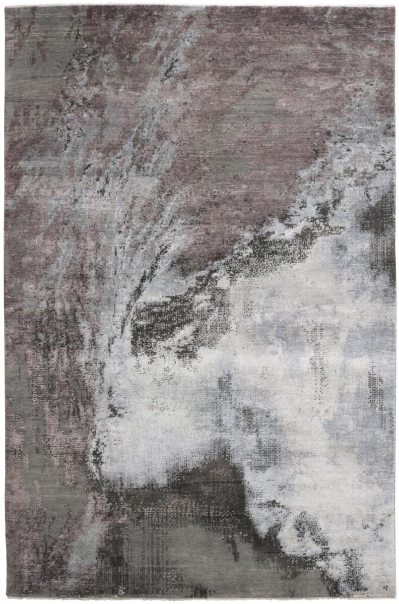 Nain Trading Tappeto Sadraa 310x206 Moderna/Design Grigio Scuro/Marrone Scuro (Annodato a mano, Lana / Viscosa, India) Nain Trading Tappeto Sadraa 310x206 Moderna/Design Grigio Scuro/Marrone Scuro (Annodato a mano, Lana / Viscosa, India)