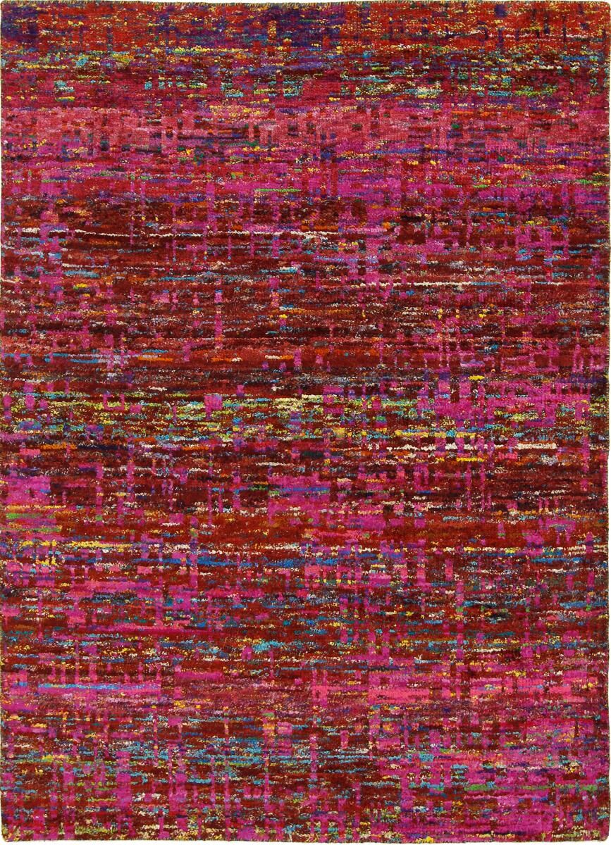 Nain Trading Tappeto Sari di Seta 200x140 Rosso/Ruggine (India, Annodato a mano, Seta di bambù) Nain Trading Tappeto Sari di Seta 200x140 Rosso/Ruggine (India, Annodato a mano, Seta di bambù)