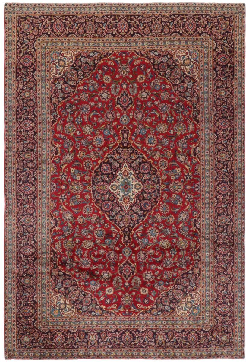 Nain Trading Tappeto Orientale Keshan 393x267 Marrone Scuro/Rosa (Lana, Persia/Iran, Annodato a mano) Nain Trading Tappeto Orientale Keshan 393x267 Marrone Scuro/Rosa (Lana, Persia/Iran, Annodato a mano)