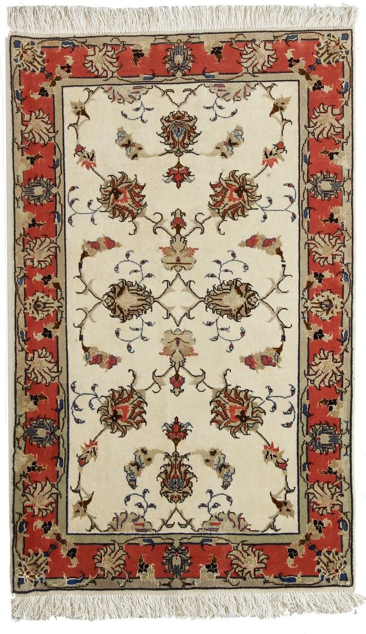 Nain Trading Tappeto Fatto A Mano Tabriz 50Raj 114x69 Grigio/Marrone Scuro (Lana, Persia/Iran)