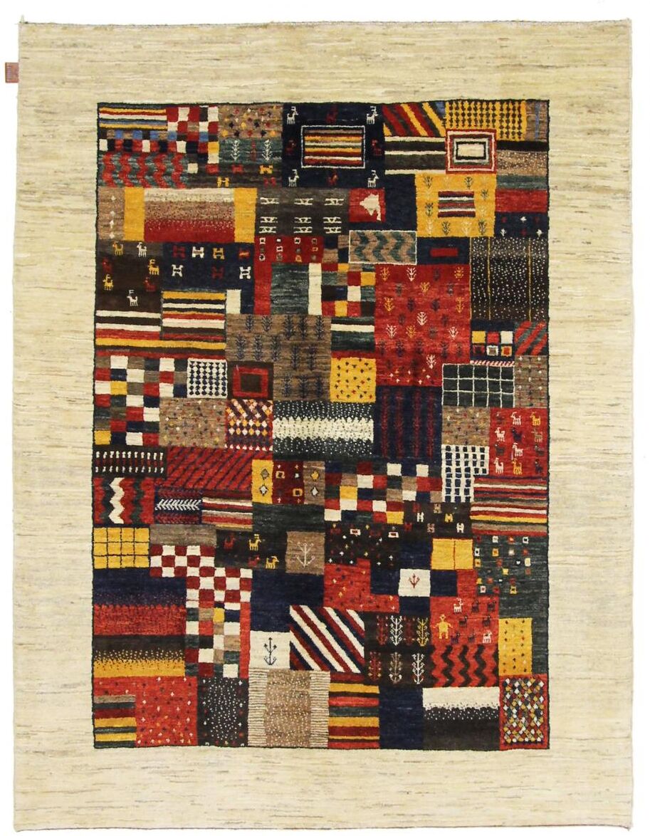 Nain Trading Tappeto Orientale Persia Gabbeh Loribaft 200x154 Grigio Scuro/Marrone (Persia/Iran, Lana, Annodato a mano) Nain Trading Tappeto Orientale Persia Gabbeh Loribaft 200x154 Grigio Scuro/Marrone (Persia/Iran, Lana, Annodato a mano)