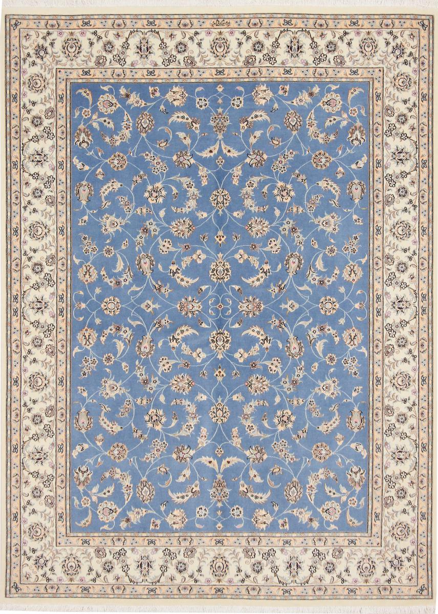Nain Trading Tappeto Nain 6La 207x149 Blu/Rosa (Lana / Seta, Persia/Iran, Annodato a mano) Nain Trading Tappeto Nain 6La 207x149 Blu/Rosa (Lana / Seta, Persia/Iran, Annodato a mano)