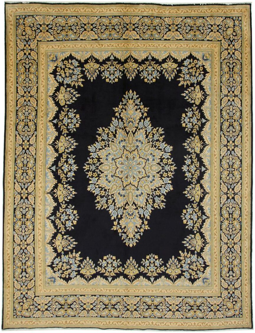 Nain Trading Tappeto Fatto A Mano Kirman 391x299 Grigio Scuro/Marrone Scuro (Lana, Persia/Iran) Nain Trading Tappeto Fatto A Mano Kirman 391x299 Grigio Scuro/Marrone Scuro (Lana, Persia/Iran)