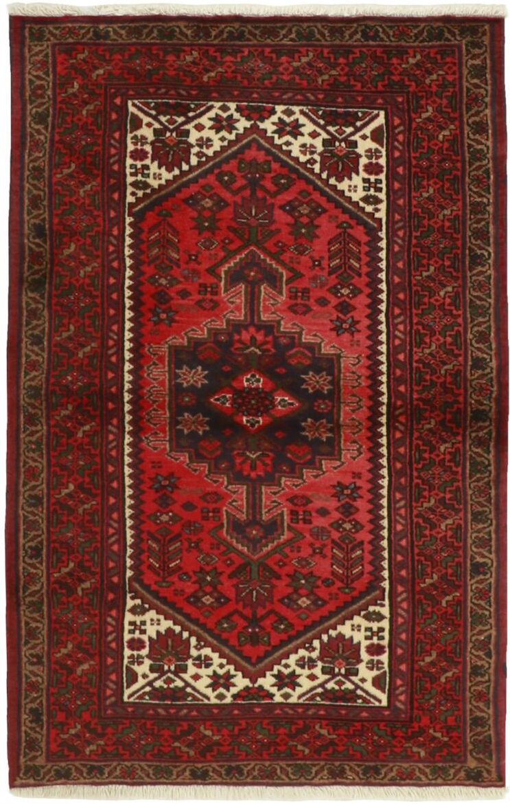 Nain Trading Tappeto Orientale Khamseh 155x101 Marrone Scuro (Persia/Iran, Lana, Annodato a mano) Nain Trading Tappeto Orientale Khamseh 155x101 Marrone Scuro (Persia/Iran, Lana, Annodato a mano)