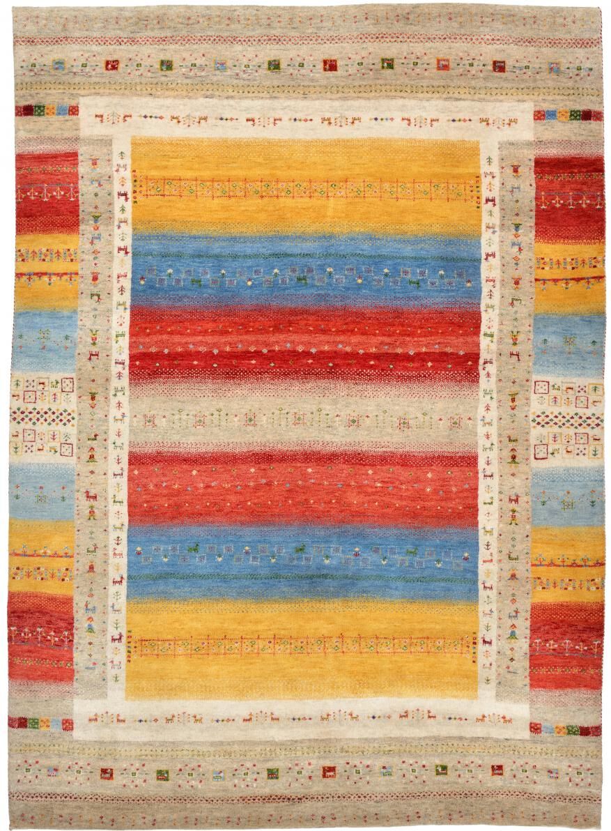 Nain Trading Tappeto Orientale Gabbeh Loribaft 238x173 Beige/Arancione (Lana, India, Annodato a mano) Nain Trading Tappeto Orientale Gabbeh Loribaft 238x173 Beige/Arancione (Lana, India, Annodato a mano)