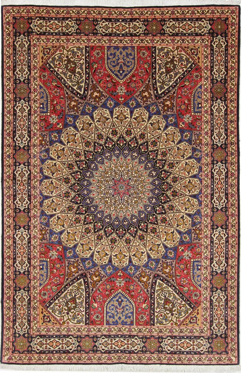 Nain Trading Tappeto Orientale Tabriz 50Raj 252x164 Marrone Scuro (Lana / Seta, Persia/Iran, Annodato a mano) Nain Trading Tappeto Orientale Tabriz 50Raj 252x164 Marrone Scuro (Lana / Seta, Persia/Iran, Annodato a mano)