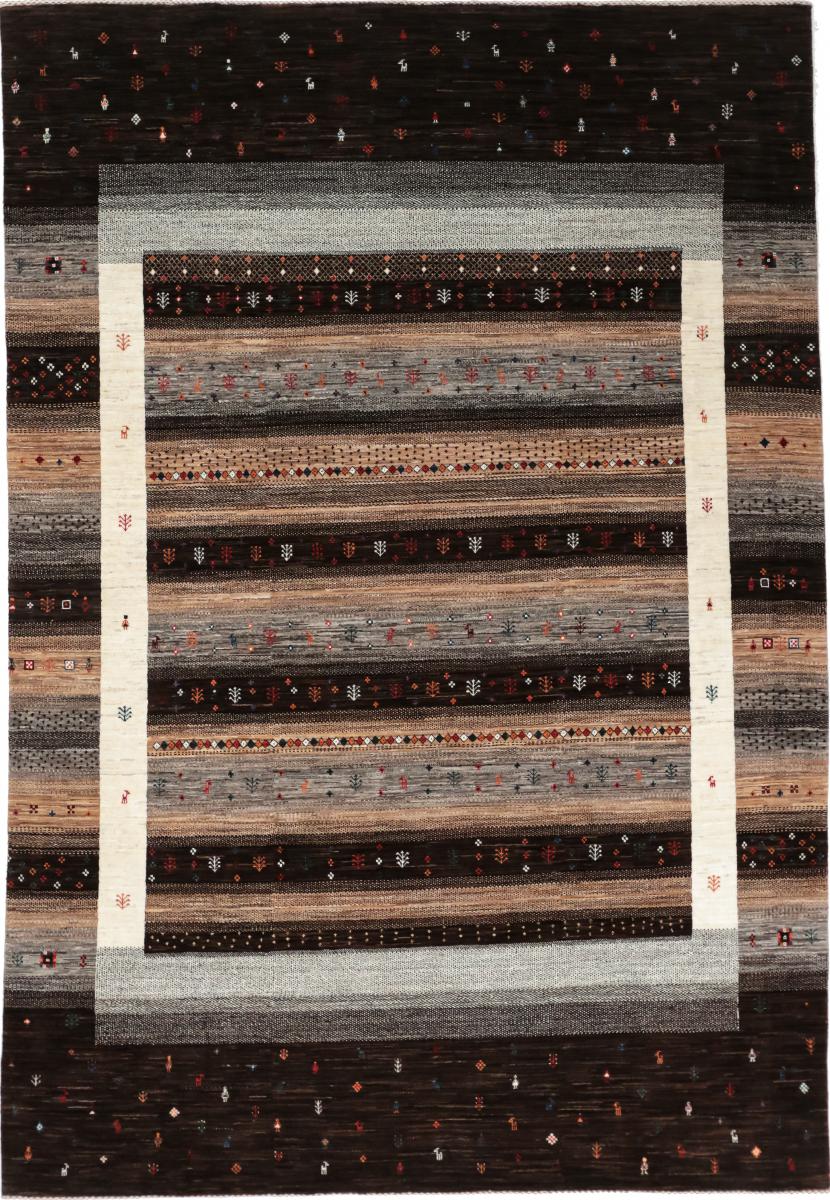 Nain Trading Tappeto Persiano Persia Gabbeh Loribaft Nowbaft 314x217 Grigio Scuro/Beige (Annodato a mano, Persia/Iran, Lana) Nain Trading Tappeto Persiano Persia Gabbeh Loribaft Nowbaft 314x217 Grigio Scuro/Beige (Annodato a mano, Persia/Iran, Lana)