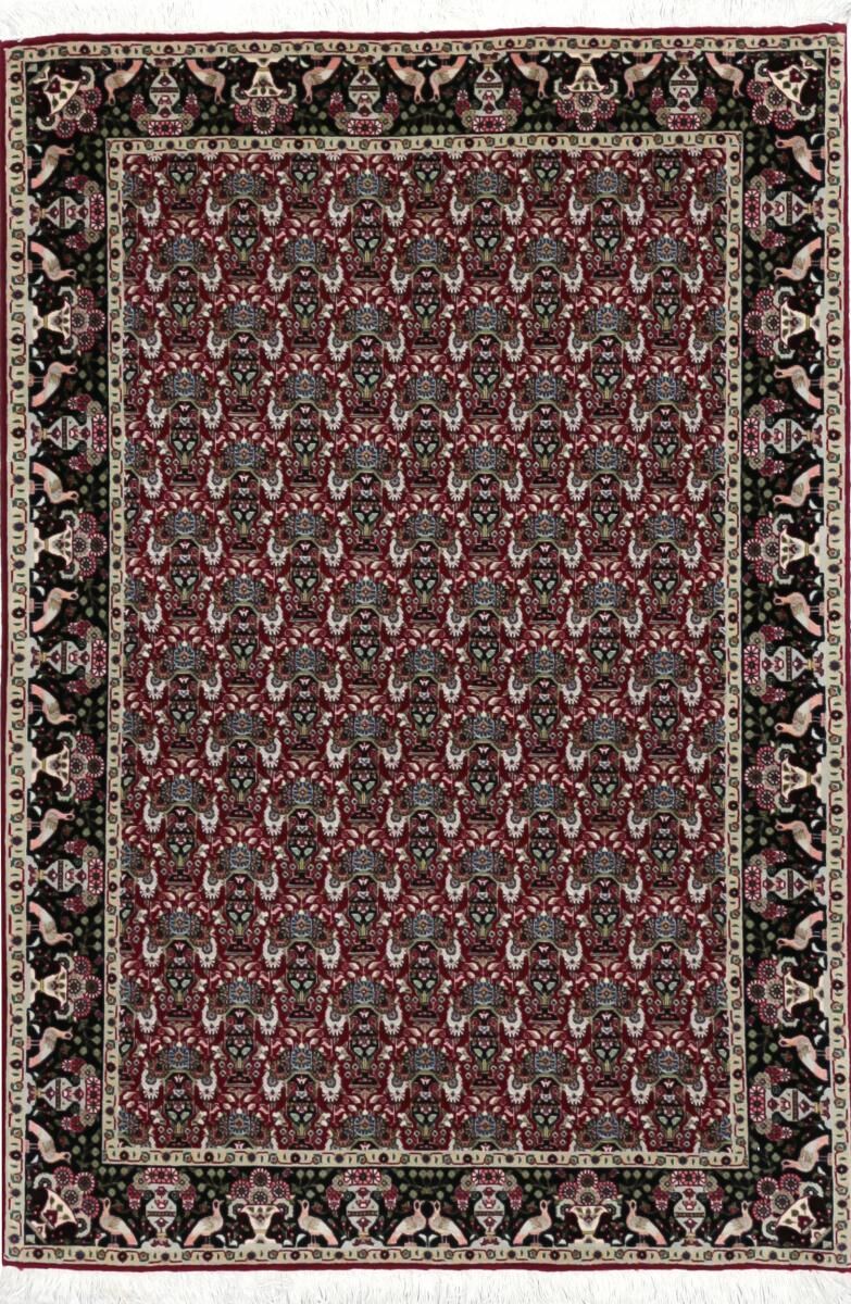 Nain Trading Tappeto Orientale Tabriz 50Raj 146x99 Beige/Marrone Scuro (Persia/Iran, Lana / Seta, Annodato a mano) Nain Trading Tappeto Orientale Tabriz 50Raj 146x99 Beige/Marrone Scuro (Persia/Iran, Lana / Seta, Annodato a mano)