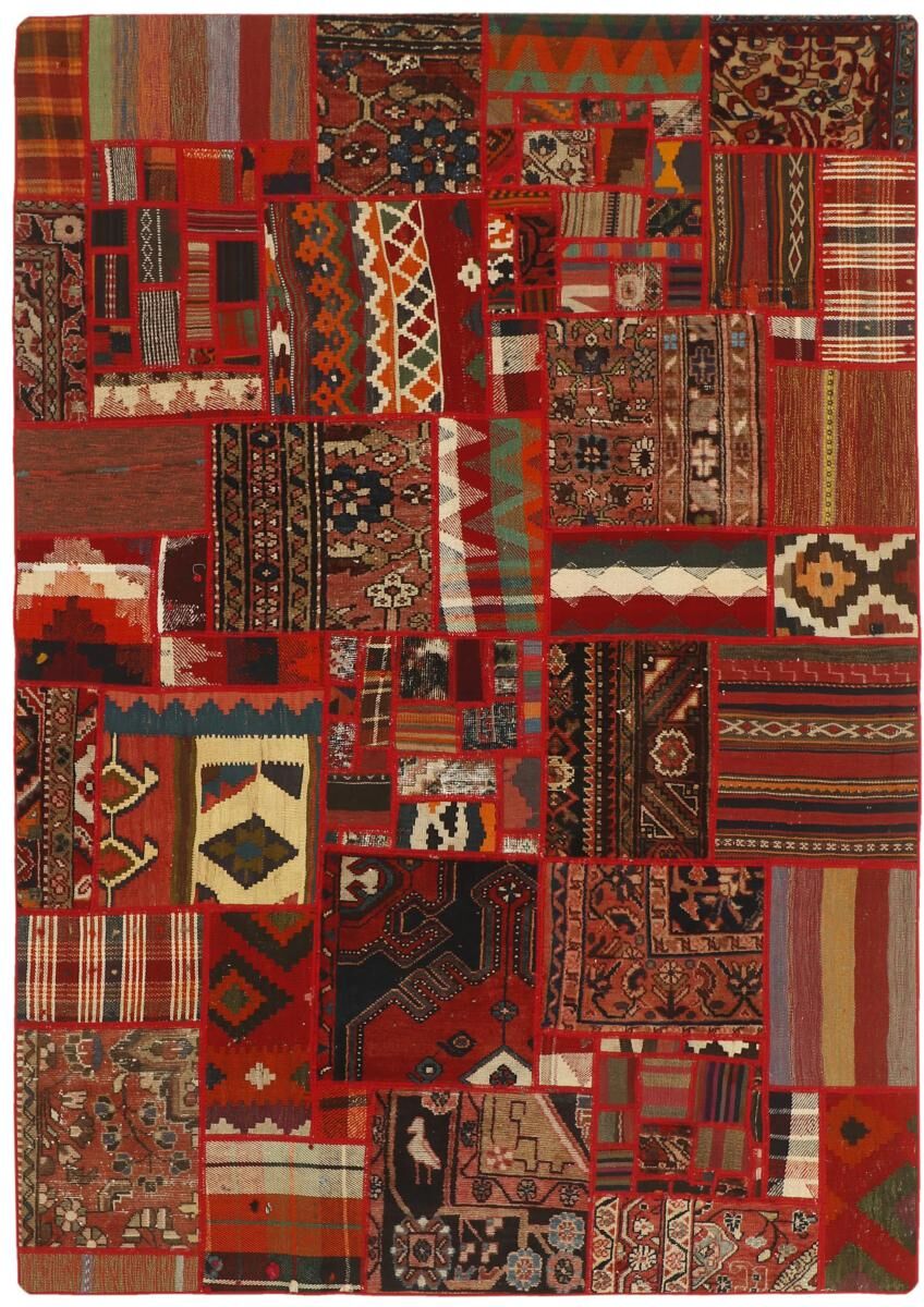Nain Trading Tappeto Orientale Kilim Patchwork 235x161 Marrone/Ruggine (Persia/Iran, Lana, Tessuto a mano) Nain Trading Tappeto Orientale Kilim Patchwork 235x161 Marrone/Ruggine (Persia/Iran, Lana, Tessuto a mano)
