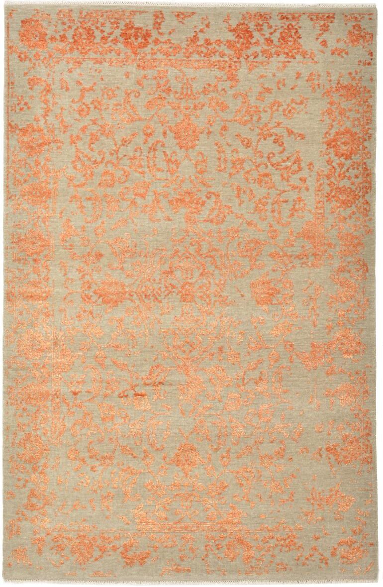 Nain Trading Tappeto Sadraa 190x124 Beige/Arancione (India, Annodato a mano, Seta Lana / Bambù) Nain Trading Tappeto Sadraa 190x124 Beige/Arancione (India, Annodato a mano, Seta Lana / Bambù)