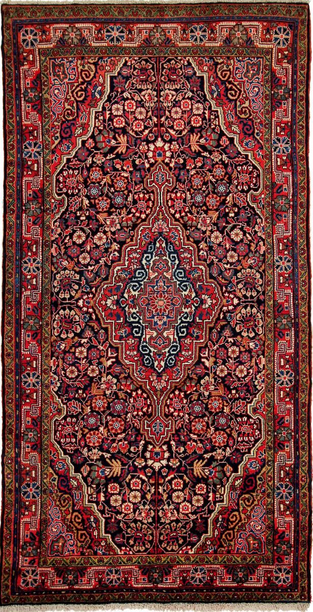 Nain Trading Tappeto Orientale Khamseh 251x128 Corridore Grigio Scuro/Rosa (Persia/Iran, Lana, Annodato a mano) Nain Trading Tappeto Orientale Khamseh 251x128 Corridore Grigio Scuro/Rosa (Persia/Iran, Lana, Annodato a mano)