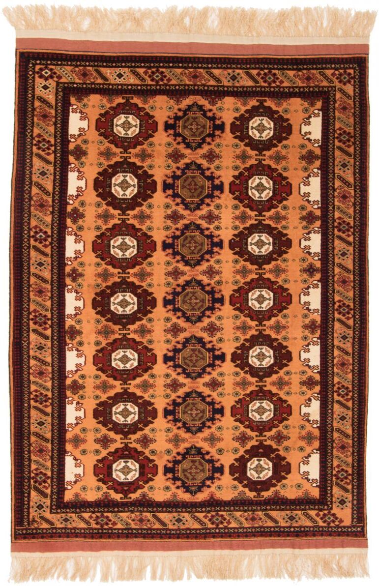 Nain Trading Tappeto Orientale Afghan Mauri Kabul 156x115 Beige/Arancione (Lana / Seta, Afghanistan, Annodato a mano) Nain Trading Tappeto Orientale Afghan Mauri Kabul 156x115 Beige/Arancione (Lana / Seta, Afghanistan, Annodato a mano)