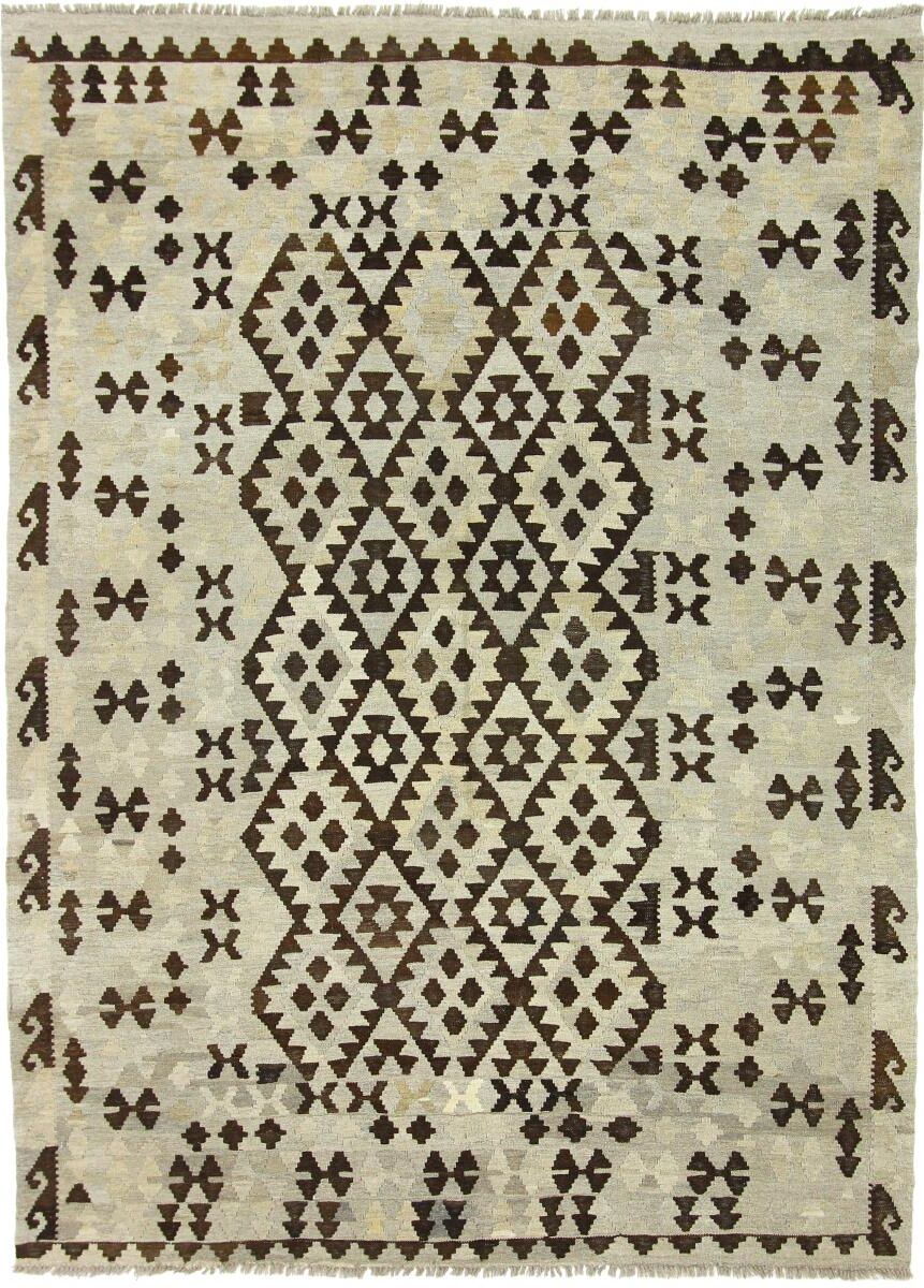 Nain Trading Tappeto Orientale Kilim Afghan Heritage 242x174 Grigio Scuro/Marrone Scuro (Afghanistan, Lana, Tessuto a mano) Nain Trading Tappeto Orientale Kilim Afghan Heritage 242x174 Grigio Scuro/Marrone Scuro (Afghanistan, Lana, Tessuto a mano)