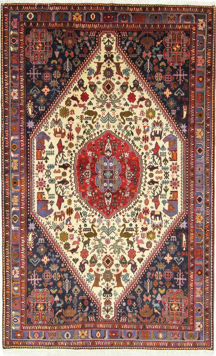 Nain Trading Tappeto Orientale Ghashghai 253x157 Grigio Scuro/Beige (Lana, Persia/Iran, Annodato a mano)