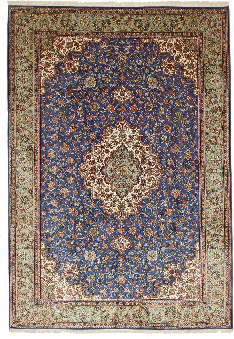 Nain Trading Tappeto Fatto A Mano Cachemire Puri di Seta 248x173 Corridore Grigio Scuro/Blu Scuro (Seta, India) Nain Trading Tappeto Fatto A Mano Cachemire Puri di Seta 248x173 Corridore Grigio Scuro/Blu Scuro (Seta, India)