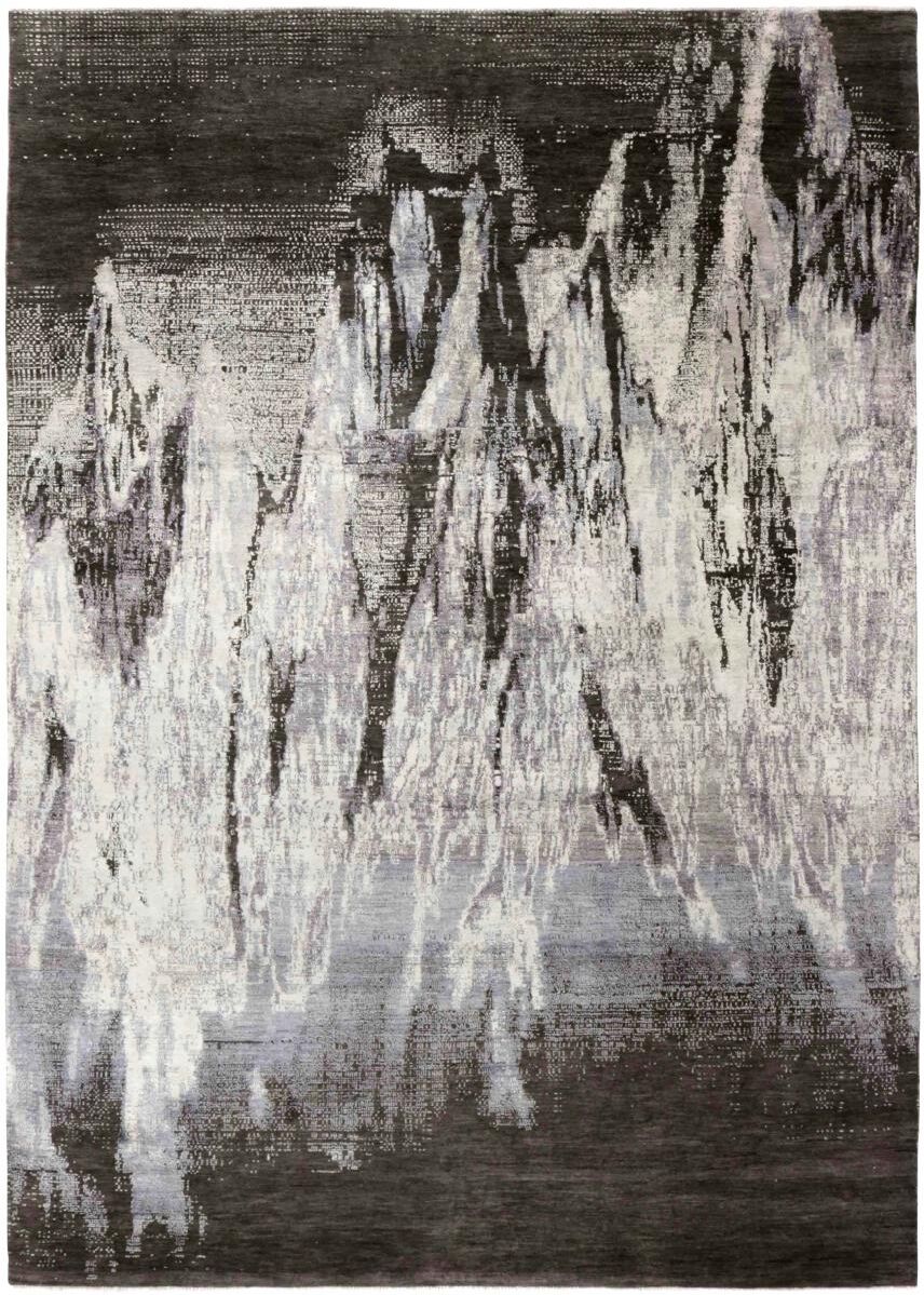 Nain Trading Tappeto Sadraa 238x169 Moderna/Design Beige/Marrone Scuro (Annodato a mano, Lana / Viscosa, India) Nain Trading Tappeto Sadraa 238x169 Moderna/Design Beige/Marrone Scuro (Annodato a mano, Lana / Viscosa, India)