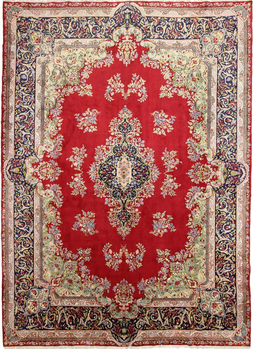 Nain Trading Tappeto Fatto A Mano Kirman 411x302 Marrone/Rosa (Lana, Persia/Iran) Nain Trading Tappeto Fatto A Mano Kirman 411x302 Marrone/Rosa (Lana, Persia/Iran)