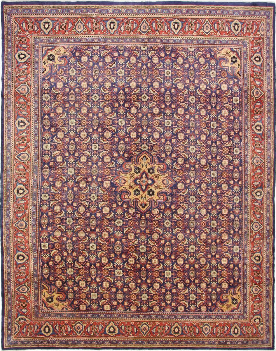 Nain Trading Tappeto Orientale Tabriz 399x299 Viola/Rosa (Persia/Iran, Lana, Annodato a mano)