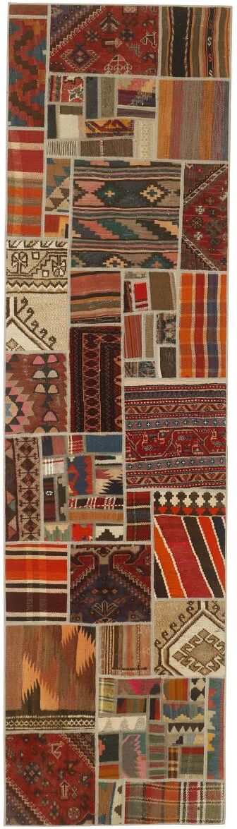 Nain Trading Tappeto Persiano Kilim Patchwork 300x79 Corridore Beige/Ruggine (Tessuto a mano, Persia/Iran, Lana) Nain Trading Tappeto Persiano Kilim Patchwork 300x79 Corridore Beige/Ruggine (Tessuto a mano, Persia/Iran, Lana)