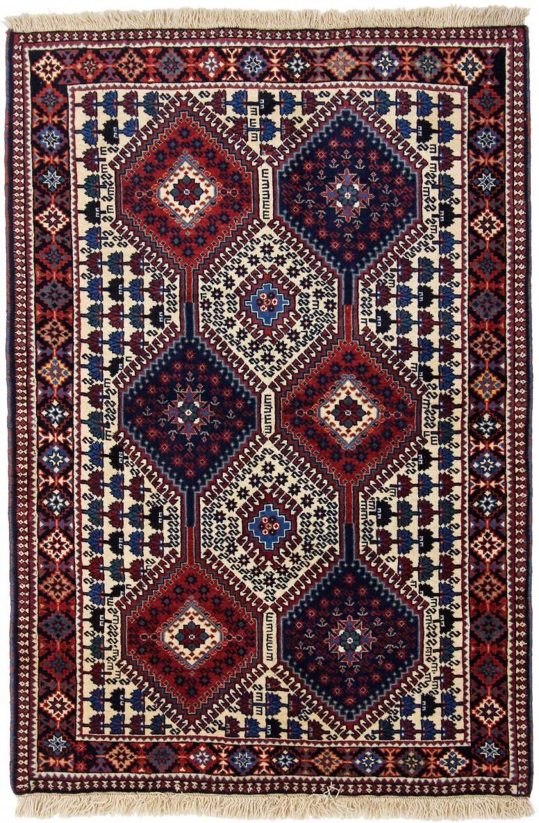 Nain Trading Tappeto Orientale Yalameh Aliabad 150x101 Beige/Marrone Scuro (Lana, Persia/Iran, Annodato a mano) Nain Trading Tappeto Orientale Yalameh Aliabad 150x101 Beige/Marrone Scuro (Lana, Persia/Iran, Annodato a mano)