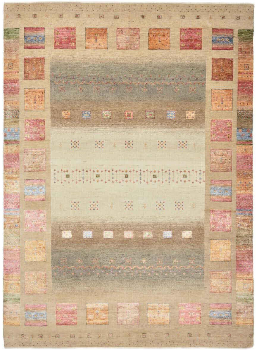 Nain Trading Tappeto Orientale Gabbeh Loribaft Design 281x202 Beige/Rosa (India, Seta Lana / Bambù, Annodato a mano) Nain Trading Tappeto Orientale Gabbeh Loribaft Design 281x202 Beige/Rosa (India, Seta Lana / Bambù, Annodato a mano)