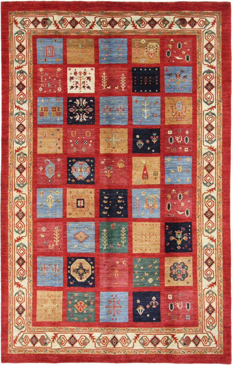 Nain Trading Tappeto Fatto A Mano Gabbeh Loribaft 312x199 Beige/Arancione (Lana, India)