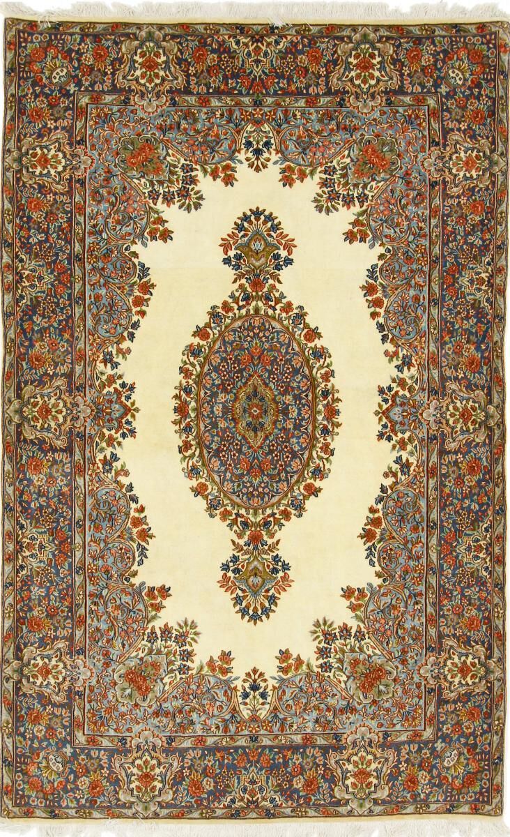 Nain Trading Tappeto Kirman 234x149 Beige/Marrone (Lana, Persia/Iran, Annodato a mano) Nain Trading Tappeto Kirman 234x149 Beige/Marrone (Lana, Persia/Iran, Annodato a mano)