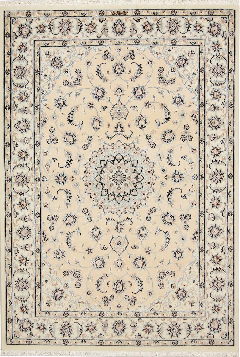 Nain Trading Tappeto Orientale Nain 9La Firmato 176x121 Grigio/Beige (Lana / Seta, Persia/Iran, Annodato a mano) Nain Trading Tappeto Orientale Nain 9La Firmato 176x121 Grigio/Beige (Lana / Seta, Persia/Iran, Annodato a mano)