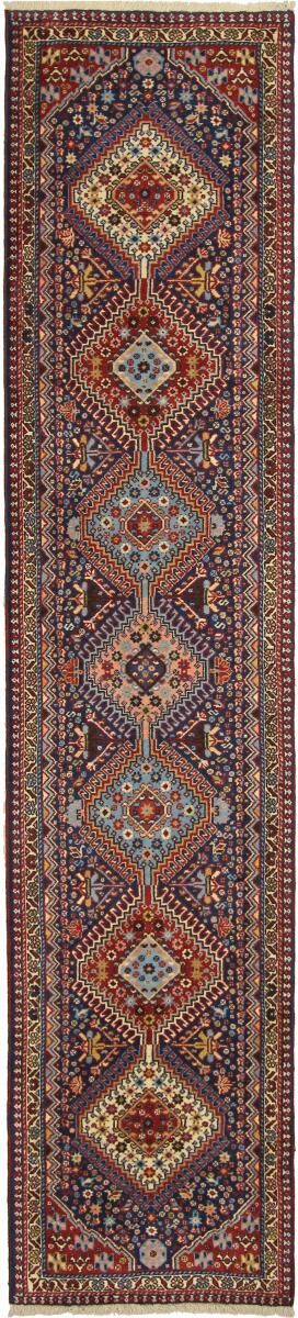 Nain Trading Tappeto Fatto A Mano Yalameh 289x59 Corridore Marrone Scuro/Viola (Lana, Persia/Iran) Nain Trading Tappeto Fatto A Mano Yalameh 289x59 Corridore Marrone Scuro/Viola (Lana, Persia/Iran)