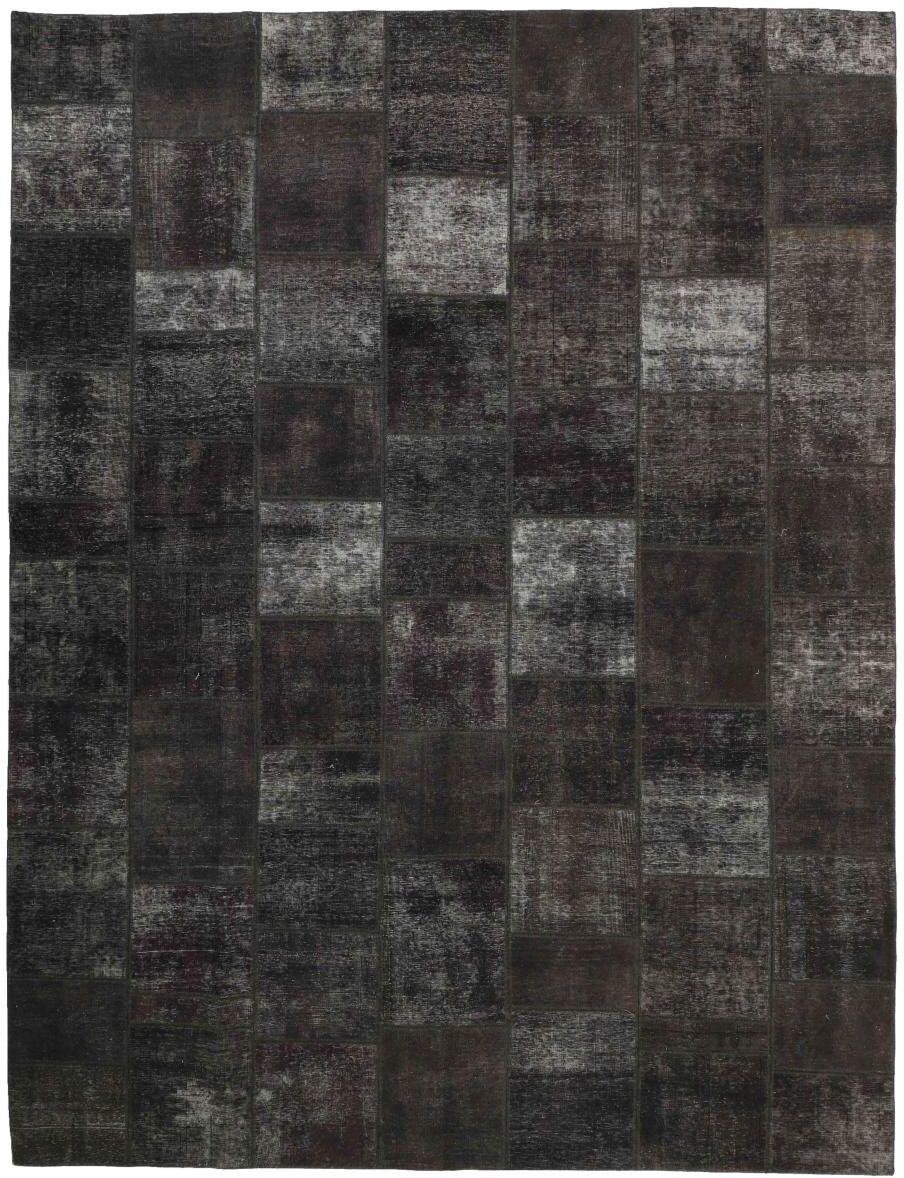 Nain Trading Tappeto Orientale Patchwork 401x306 Grigio Scuro (Persia/Iran, Lana, Annodato a mano)