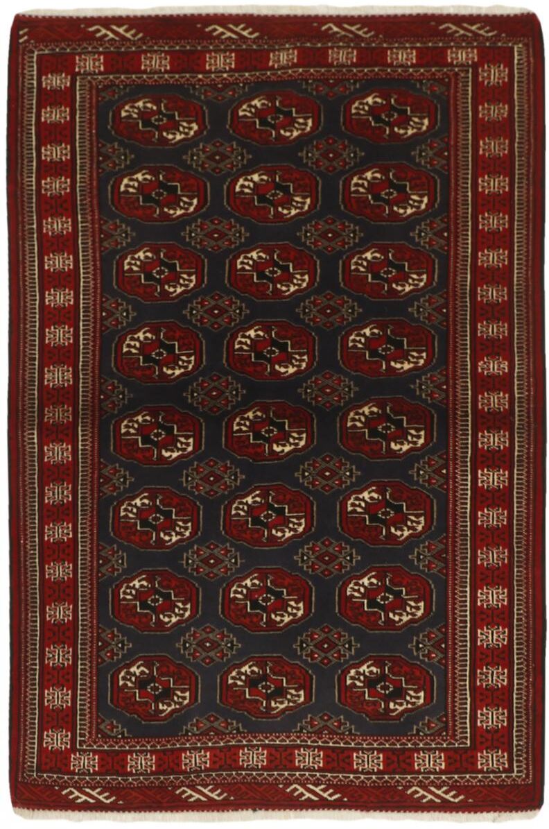 Nain Trading Tappeto Turkaman 194x130 Grigio Scuro/Marrone Scuro (Lana, Persia/Iran, Annodato a mano) Nain Trading Tappeto Turkaman 194x130 Grigio Scuro/Marrone Scuro (Lana, Persia/Iran, Annodato a mano)